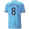 Maglia ufficiale Manchester City Gundogan 8 Casa 2022-23 per Uomo